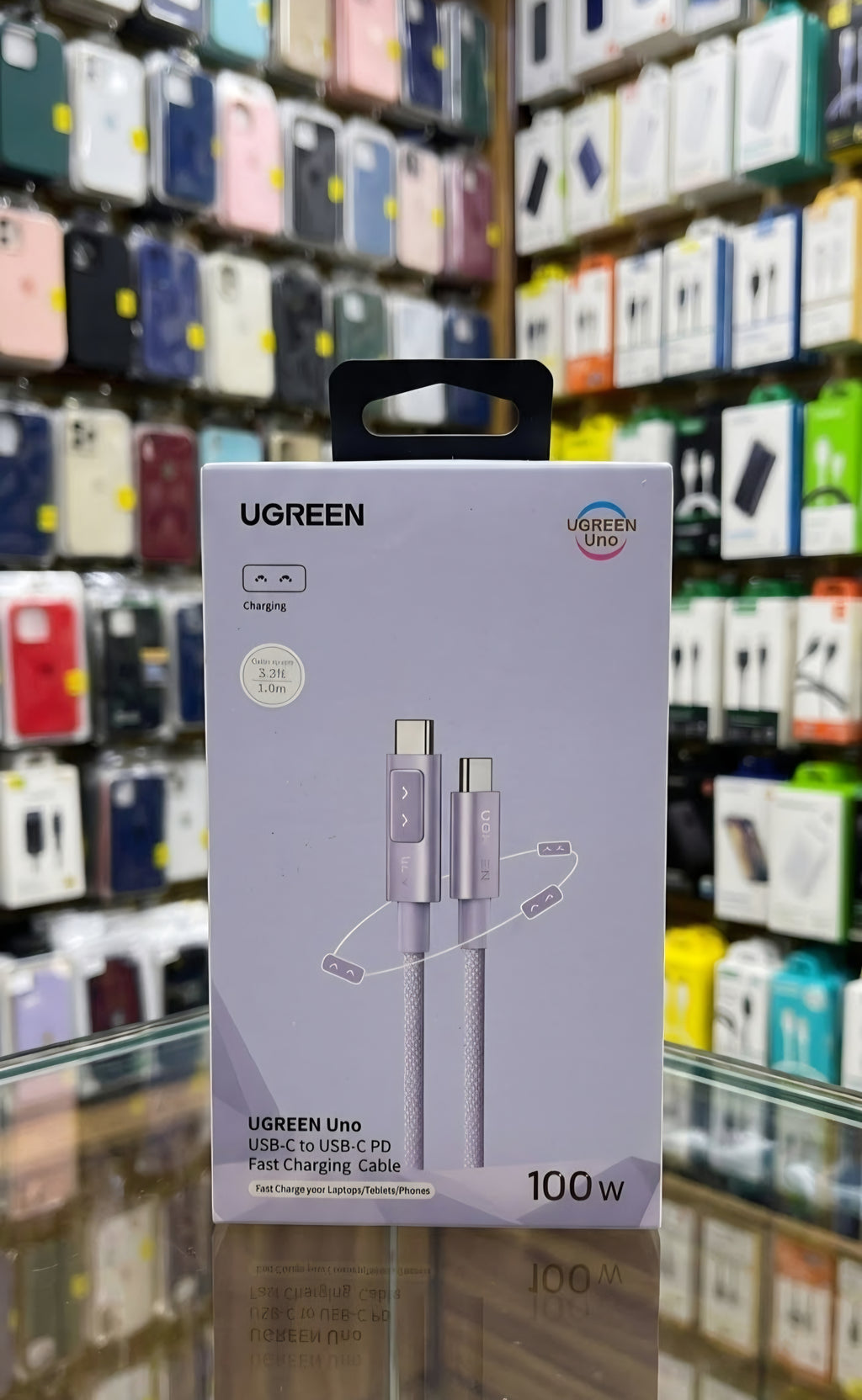 cable tc-tc ugreen uno robot 100w (lila) l509
